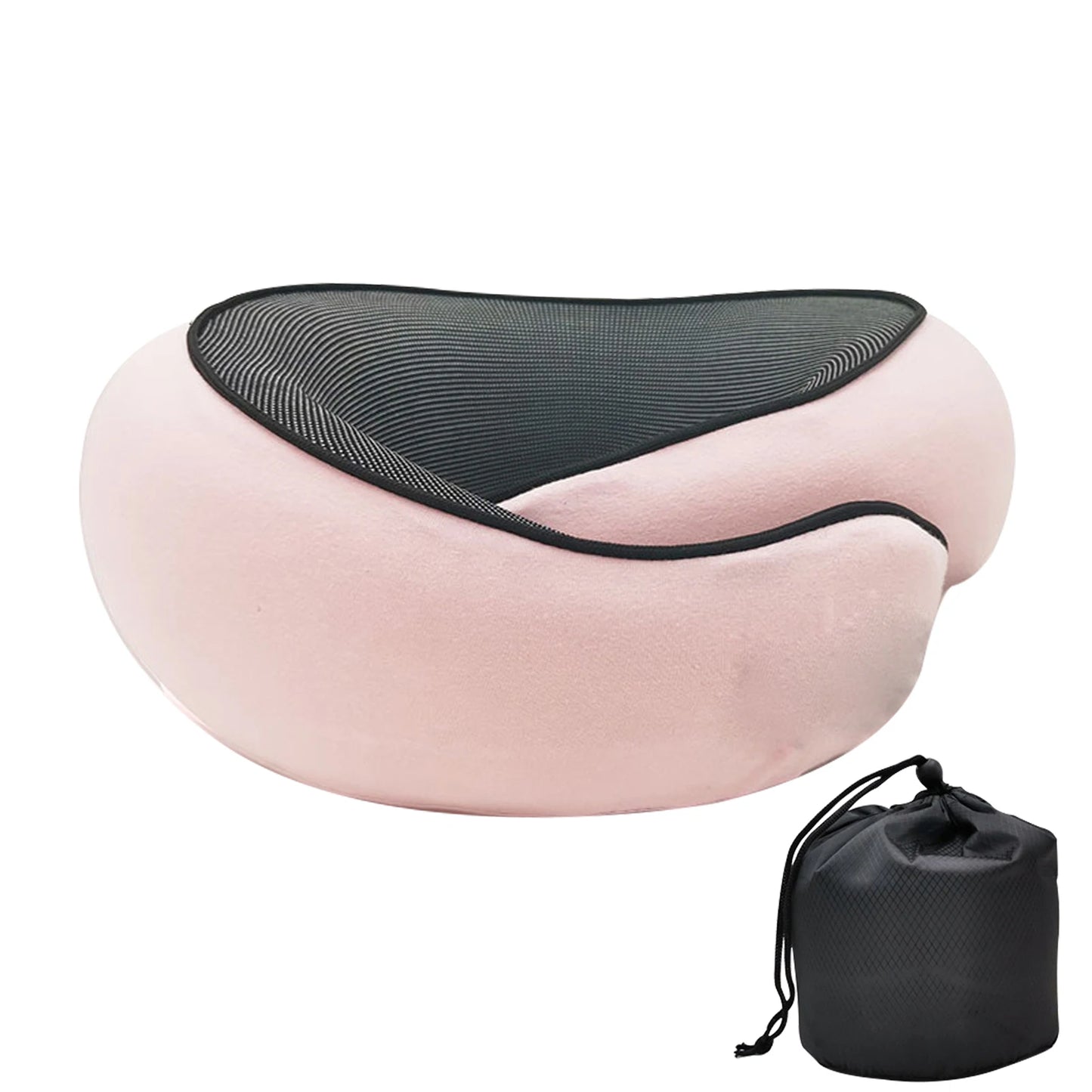 Memory Foam Neck Pillow- Snail Style with Carrying Bag