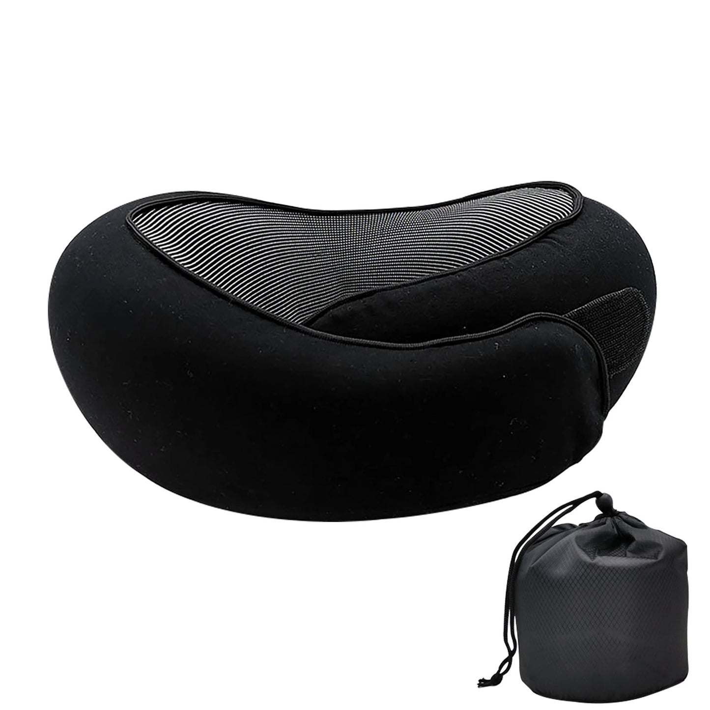 Memory Foam Neck Pillow- Snail Style with Carrying Bag