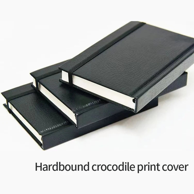 130gm 80pg Crocodile Vegan Leather Sketchbook