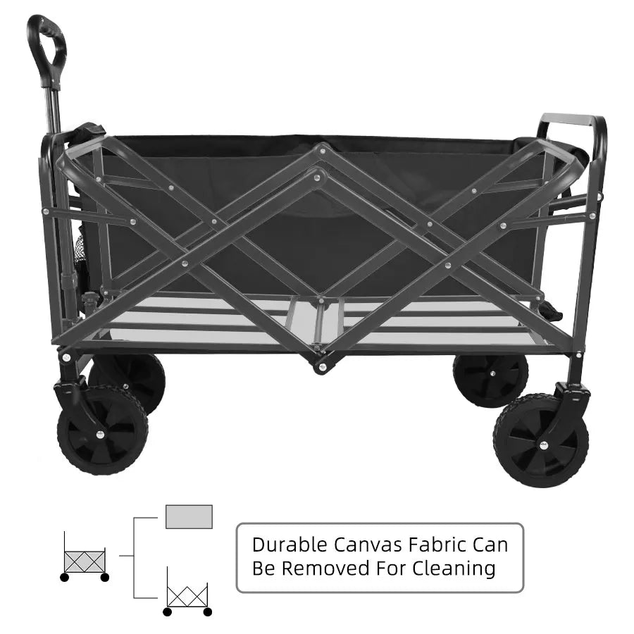 Heavy Duty Large Capacity Collapsible/Foldable Utility Wagon Cart