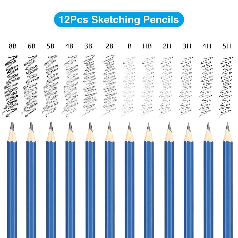 32pc Professional Sketching Pencil Set with Case