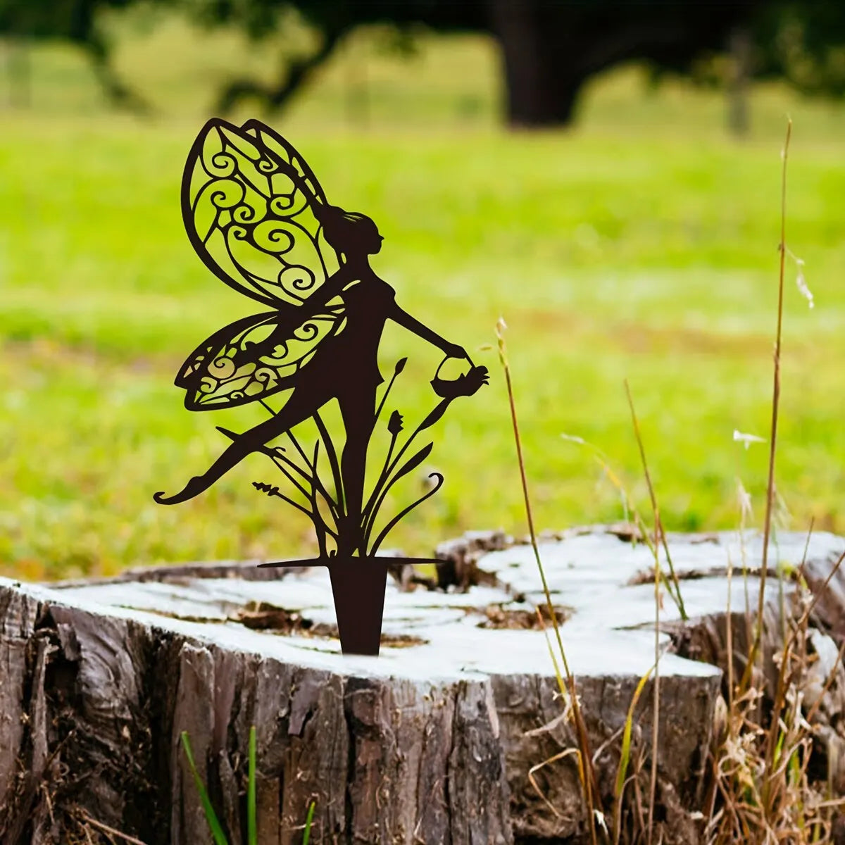 Metal Fairy Decoration for Lawn & Garden