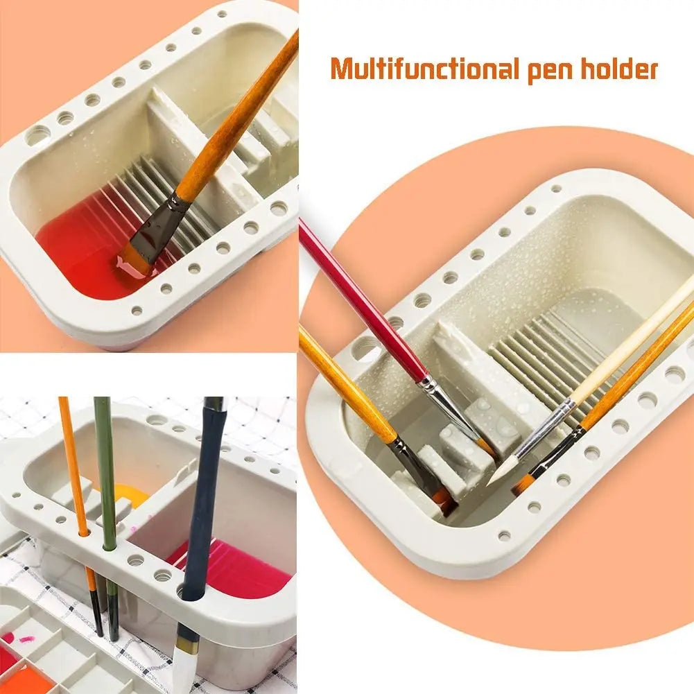 3-in-1 Paint Brush Cleaner Basin