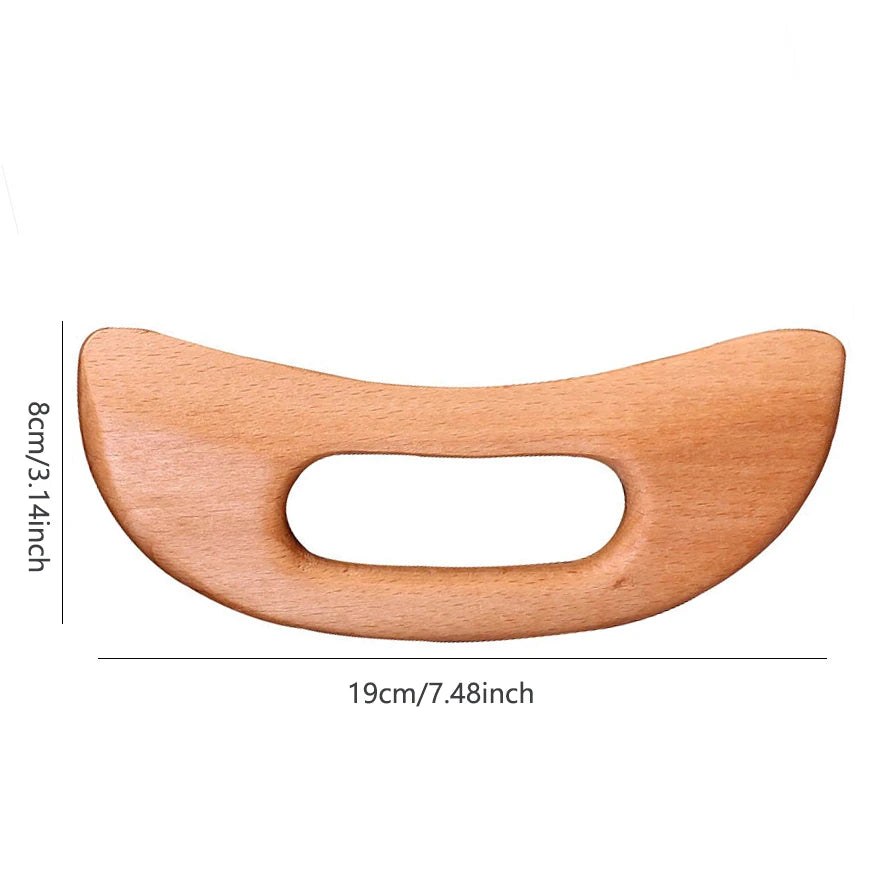 Beech Wood Gua Sha Massager Tool