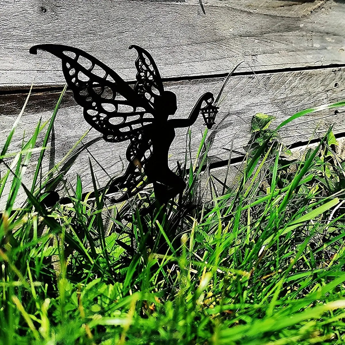 Metal Fairy Decoration for Lawn & Garden