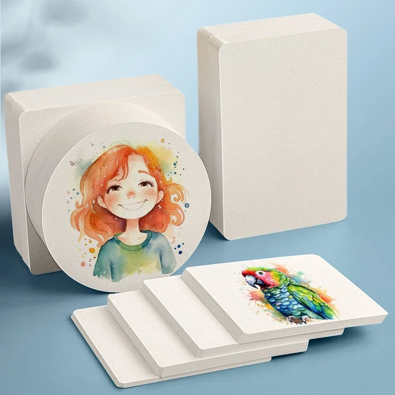 300g 25ct Watercolor Paper Cards