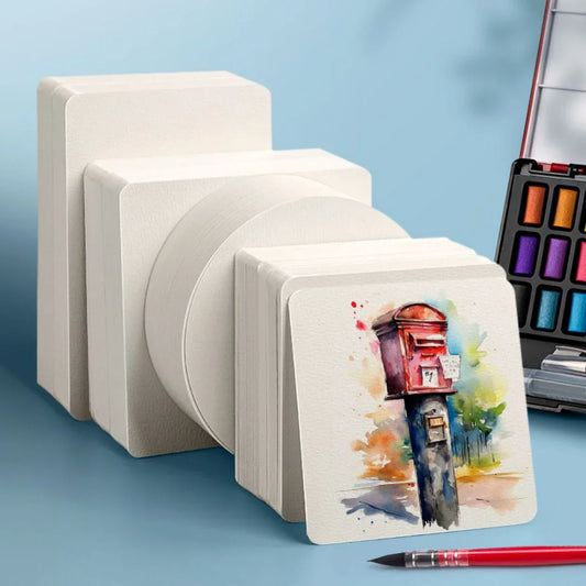 300g 25ct Watercolor Paper Cards