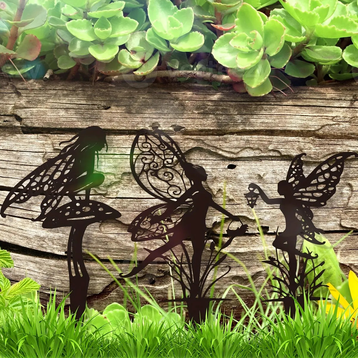 Metal Fairy Decoration for Lawn & Garden